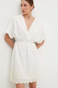 Хлопковое платье Answear Lab, белый