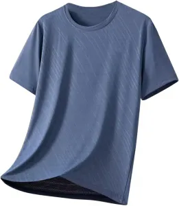 Мужская футболка для бега с коротким рукавом Big Tall Crewneck