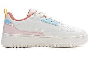 Кеды, скейтборд обувь женская низкая белый/синий/розовый 361°