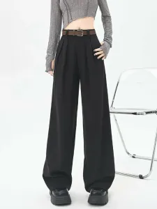 Заправленные широкие брюки Женские брюки Doux Belle, цвет Black