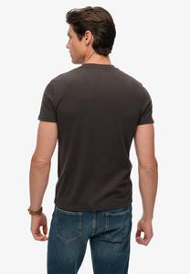 Superdry & Co Футболка 'ESSENTIAL' в темно-коричневом цвете