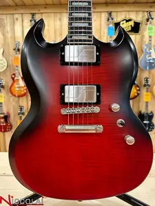 Epiphone SG Prophecy Red Tiger с эффектом старения, блестящий лак