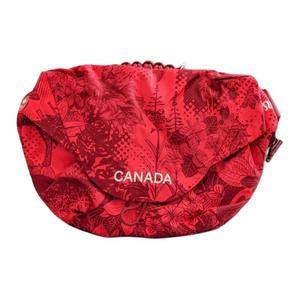 Lululemon Нейлоновая сумка круассан Женская наплечная сумка Через плечо Красная, Red