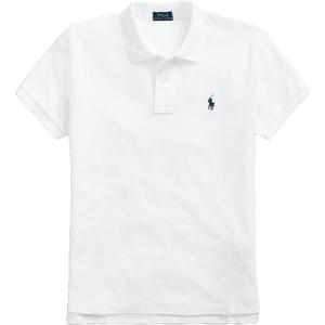 Polo Ralph Lauren Белая классическая короткая футболка Basic Mesh Fit