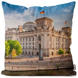 VOID Berlin Palament City Чехол на подушку Полиэстер Водонепроницаемая подушка для улицы и дома Размер: 80 x 80 см