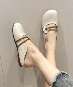 Мюли с цветочным дизайном и ремешком Aimoha - Select -, цвет Off White