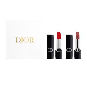 DIOR Lancôme Blue Gold Star Box помады Velour легко растушевываются, стойкие 3,5г*2 подарок для девушки