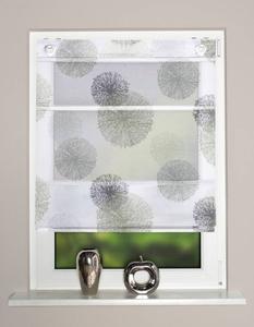 Магнитная рулонная штора twentyfour Rawlins, полиэстер - каменно-серый - 45 х 130 см