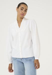 Блузка на пуговицах MAIA Kaffe, кремовый