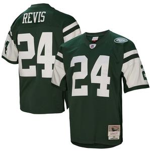 Мужская футболка Mitchell & Ness Darrell Revis Green New York Jets 2009 Legacy, вышедшего на пенсию игрока, цвет Jet Green