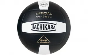 Tachikara SV-5WSC Закрытый волейбольный мяч, черный/белый