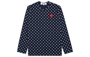 Футболка с длинными рукавами в горошек Comme Des Garcons Play CDG Play