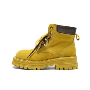 BELLE Женские ботинки Martin, желтые/коричневые/абрикосовые