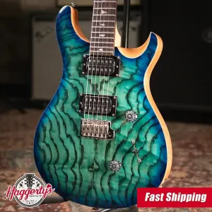 Электрогитара PRS Limited Edition SE Exotic Custom 24 - Лэйк Блю с футляром