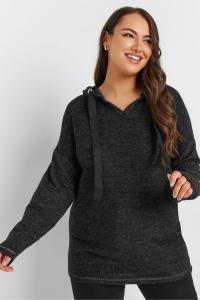 Мягкая на ощупь толстовка с капюшоном Yours Curve, серый