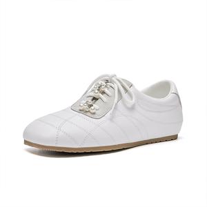 Низкие повседневные кроссовки для женщин HR, бежевый