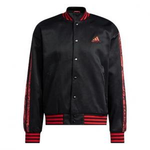 Куртка Men's adidas Mic Dame Jacket Lillard Basketball Sports Baseball Black, мультиколор