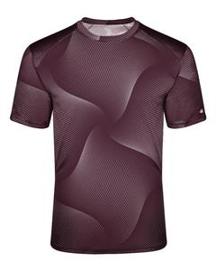 Футболка Warp Badger, бордовый