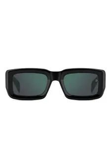 Солнцезащитные очки в прямоугольной оправе David Beckham, черный