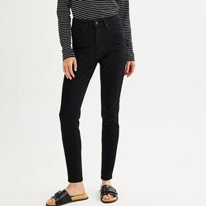Женские джинсы скинни Sonoma Goods For Life с высокой посадкой, черный