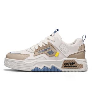 Низкие скейтерские кроссовки мужские EGCHI, бежевый