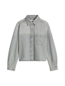 Marc O'Polo DENIM Свободная джинсовая рубашка светло-серого цвета