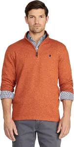 Свитер флис Quarter Zip — LT Grey HTHR IZOD