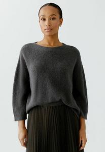 Джемпер Oui Jumper, Espresso/Dark Grey