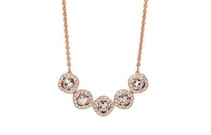 Swarovski Женское ожерелье Angelic в цвете rose gold