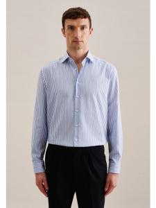 Рубашка Seidensticker, средне-синий