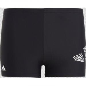 Логотип Badehose 3 bar Adidas, черный