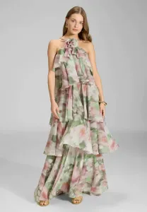 Платье макси Swing, Matcha Green/Vintage Pink