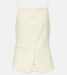 Уна топ Staud, белый