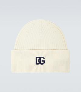 Хлопковая шапка с логотипом Dolce&Gabbana, белый