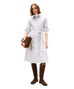 Платье-рубашка в оксфордском стиле