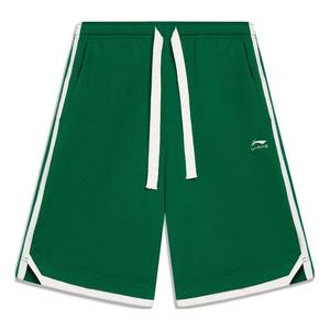 Шорты полосатые шорты с цветными блоками Li-Ning, зеленый