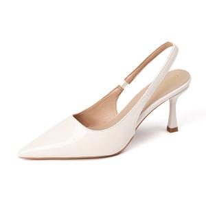 Dunnu Стройные каблуки на шпильке 7 см женские телесные экрю, цвет Ecru 7CM Nude