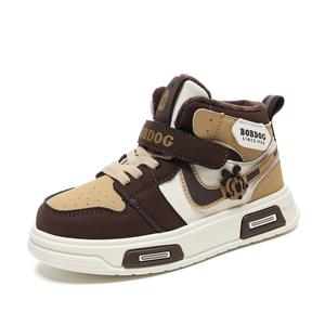 Детские скейтерские кроссовки Kids BOBDOG, черный/зеленый