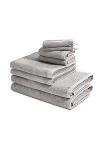 Набор махровых полотенец Ross Selection, 8 штук, серый