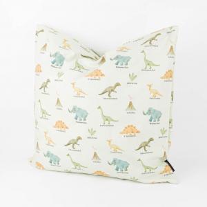 Чехол на подушку динозавр мятно-зеленый разноцветный разные размеры BEAUTIFUL LIFE размер 80x80см (ВxШ) размер 80x80см (ВxШ) Schöner-Leben
