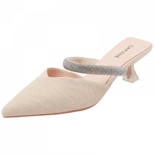 Женские сандалии с закрытым носком на резиновой подошве DAPHNE, Apricot