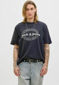 Футболка Jack & Jones DOVER KURZARM, Black/Dark Blue