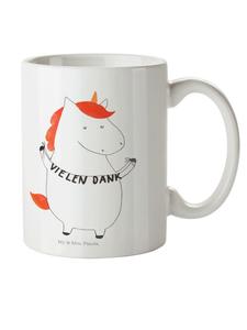 Детская кружка единорог спасибо без надписи белая Mr. & Mrs. Panda