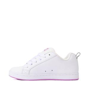 Кеды Womens DC Court Graffik 3D Skate Shoe, цвет White/Lavender