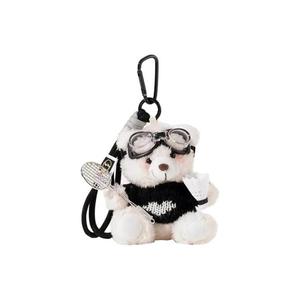 Плюшевый кулон медвежонок высотой 11 см GEWEILA, черный