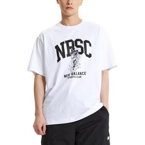 New Balance Футболка Uni Nbsc мужская white