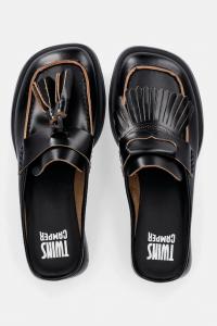 Кожаные шлепанцы tws Camper, черный