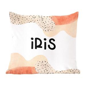 MuchoWow Декоративная подушка Диванная подушка Декоративная подушка для гостиной 45 x 45 см Ирис - Пастель - Девушка - Чехлы для подушек - Декоративные чехлы для подушек - Декоративные чехлы для подушек
