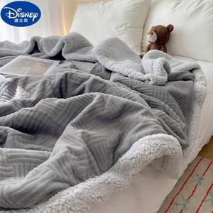 Disney Плед из кроличьего плюша 200x230 см, цвет Night Sky Gray Jacquard, мягкий и теплый