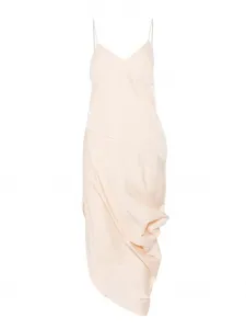 Платье миди с драпировкой St. Agni, розовый